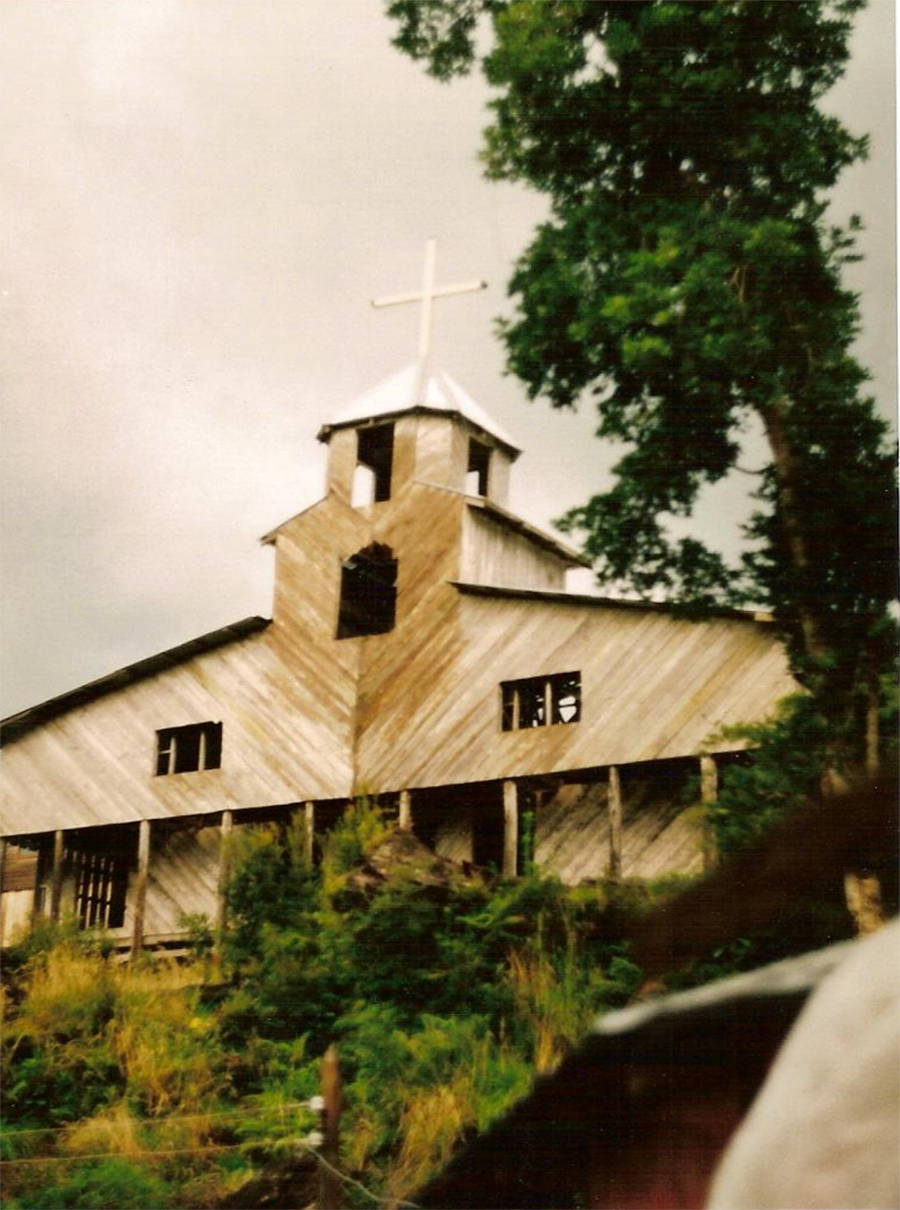 Capilla construida por el Padre que fue reconstruida recientemente por la Fundación Obra Padre Antonio Ronchi.